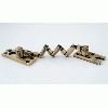 Brass Door Chain Square